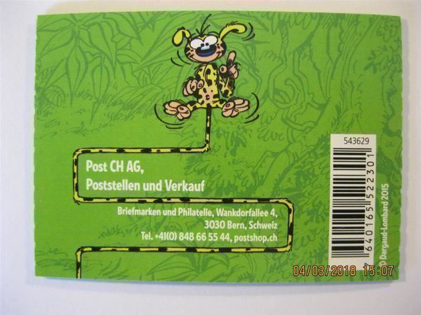 Alle Briefmarken: 2015 Marsupilami Markenheft Postfrisch – Neu (gemäss Beschreibung) aus Affoltern am Albis von Andrezc 4