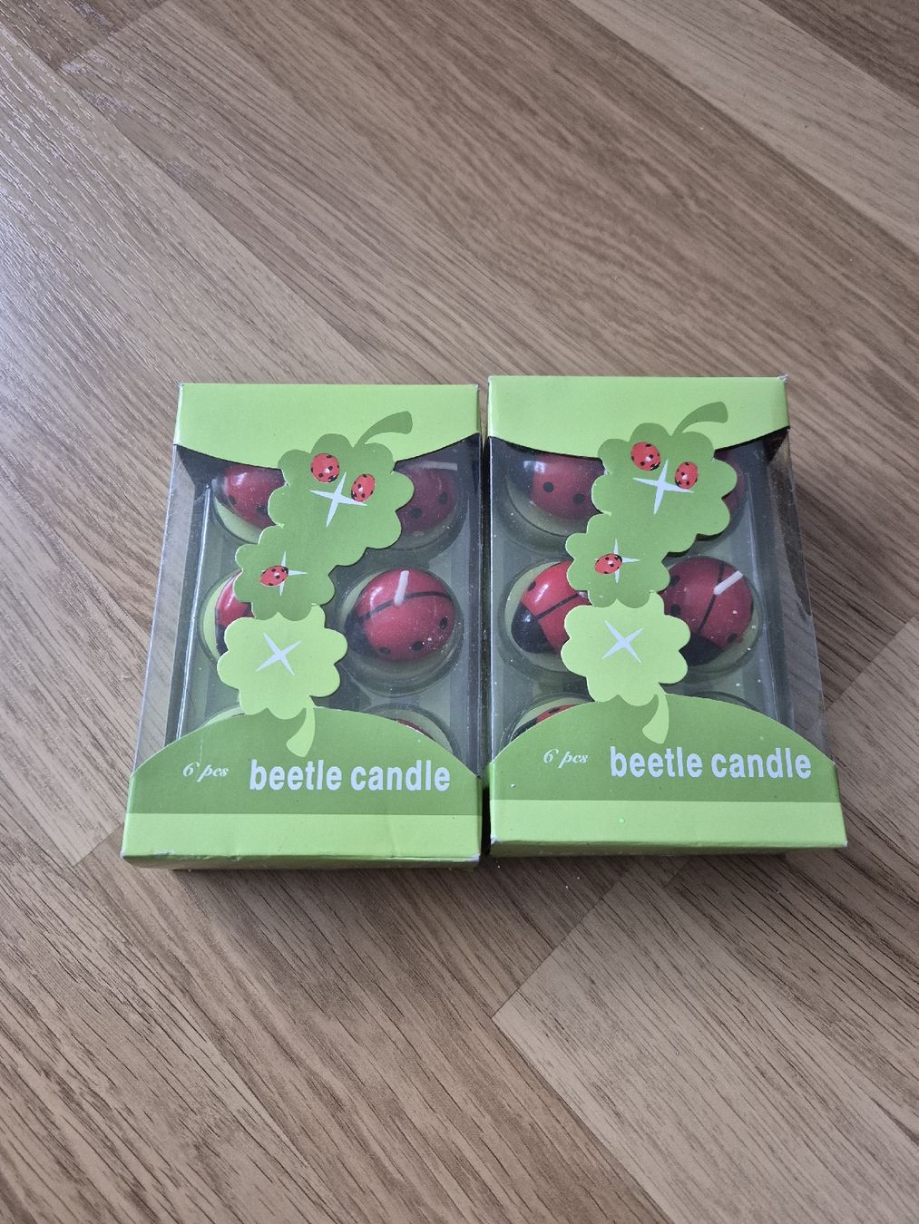 Kerzen: 2x Set Marienkäfer Kerzen, Sommerdeko, – Neu (gemäss Beschreibung) aus Langenthal von Polarisstern