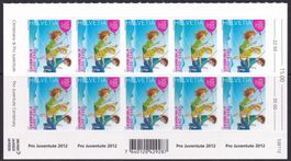 Pro Juventute Bögli 2012-Kinder auf Schaukel-Barcode unten**