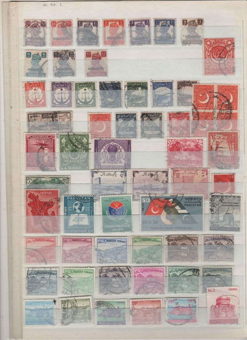 Tutti i francobolli: Kleine Sammlung Pakistan aus Anfangszeit – Usato da Remetschwil venduto da Hofiii
