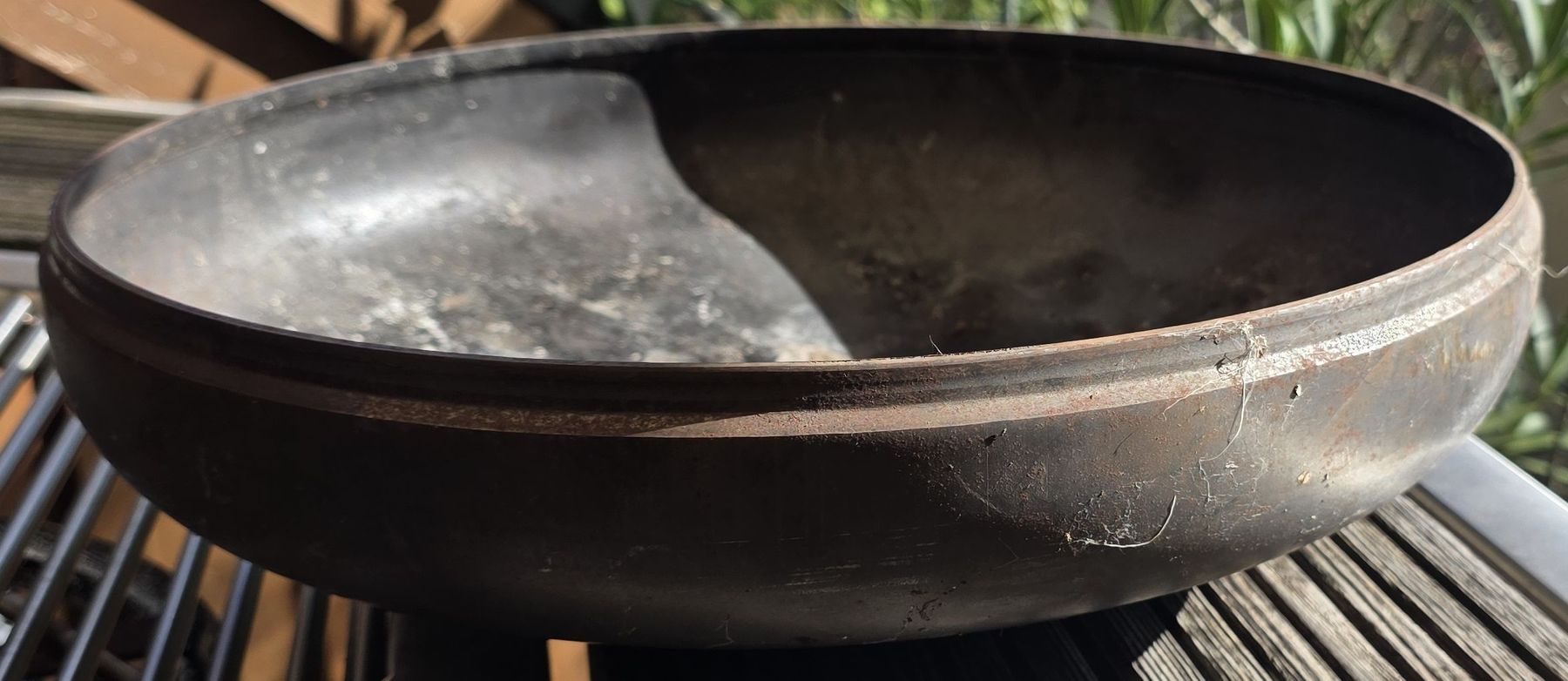 Bracieri: Feuerschale / Metallschale rund 40cm gebraucht – Nuovo (secondo la descrizione) da Riniken venduto da Strikeone