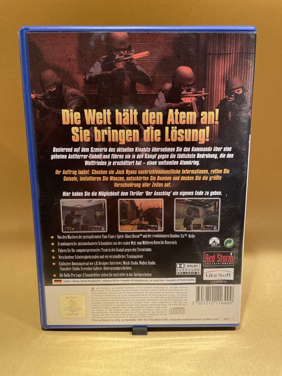Sony Giochi: Der Anschlag - PS2 – Usato da Kreuzlingen venduto da ac_art 1