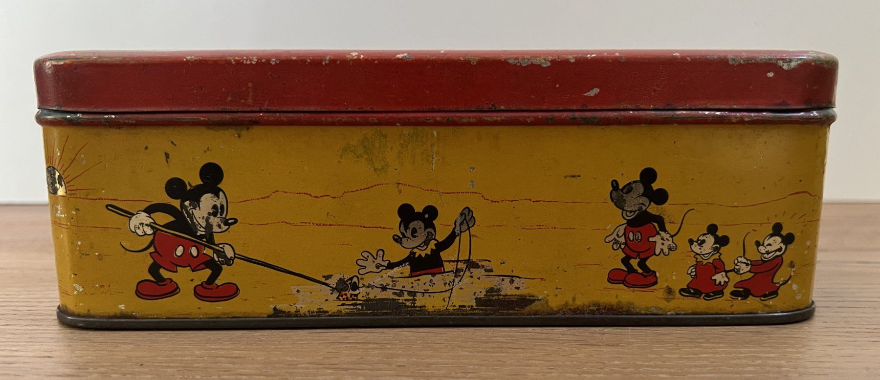 Barattoli: FLACHE Blechdose Disch Othmarsingen, Micky Mickey-Mouse 30er – Usato da Rothrist venduto da Brandystar 1