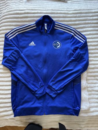 Veste de survêtement Adidas Bleu, Taille L (54)