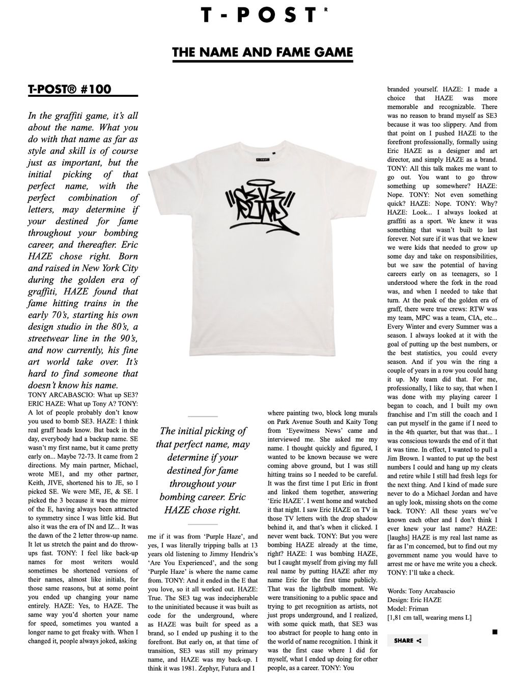 T-shirt: T-post.com Special T-Shirts mit Background - Grösse M – Nuovo (secondo la descrizione) da Münsingen venduto da Omasaki