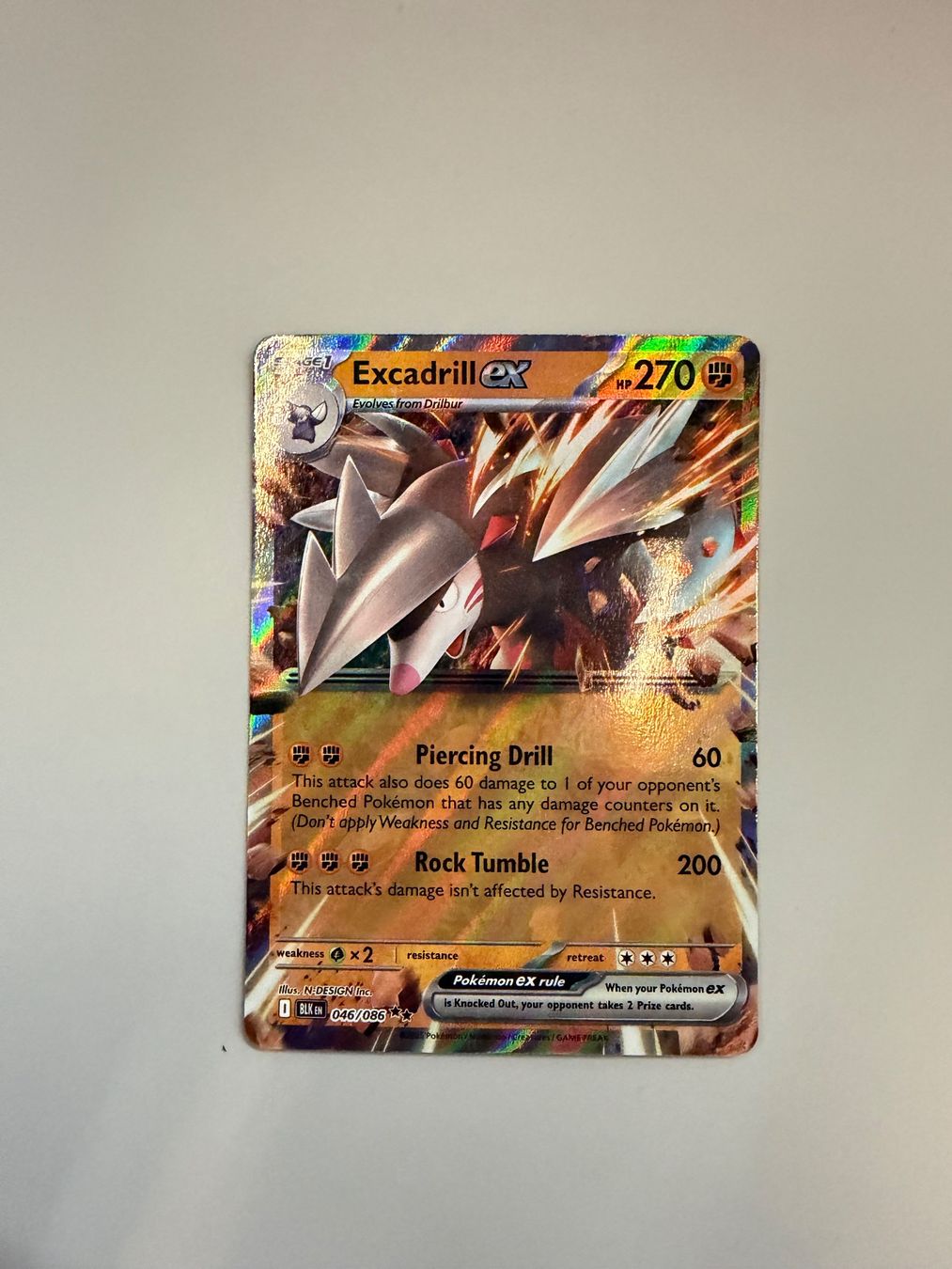 Pokémon Carte collezionabili: Excadrill EX 046/086 – Nuovo (secondo la descrizione) da Niederhasli venduto da tcgpoint