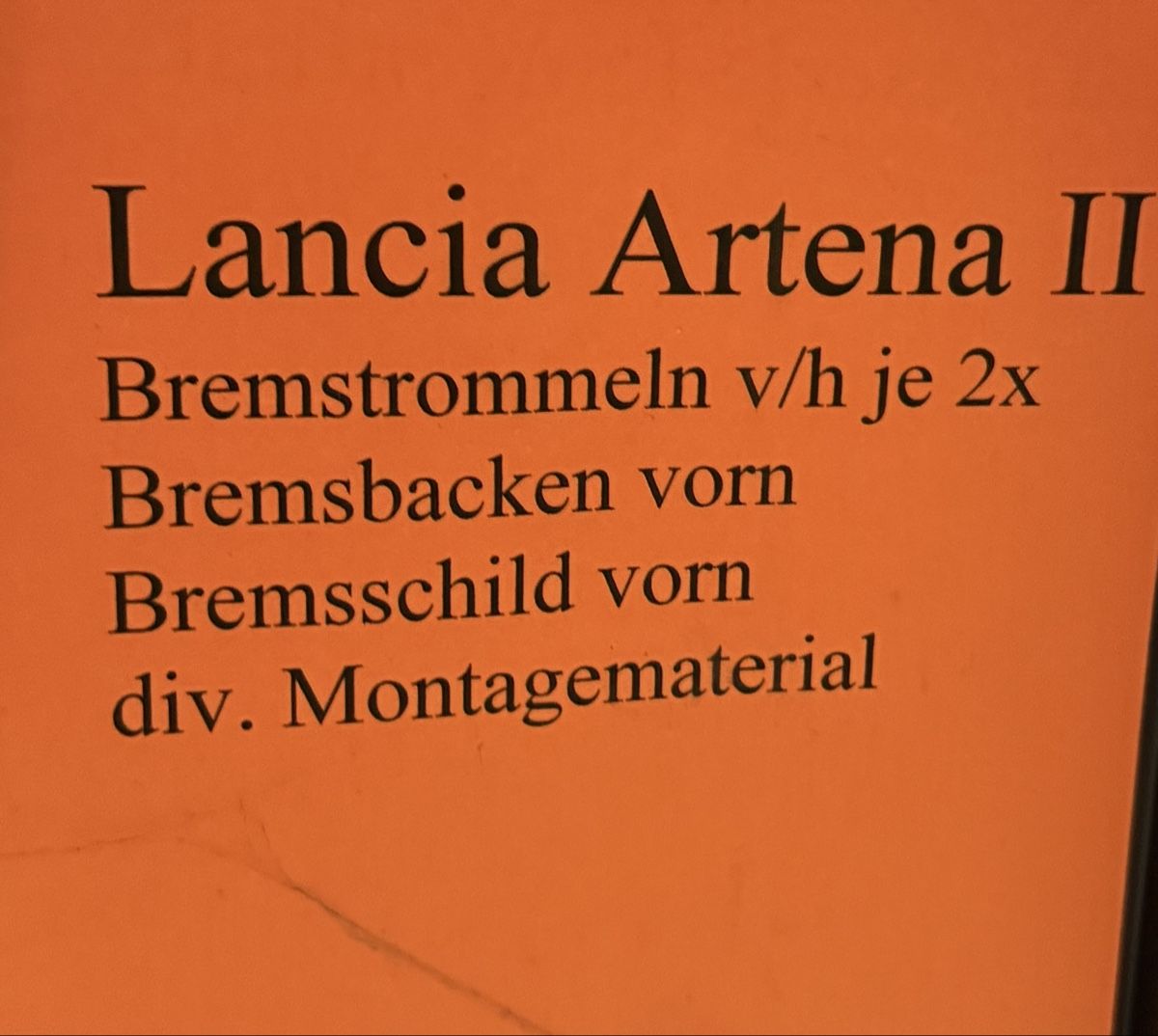 Lancia Alle Autoersatzteile: Bremstrommeln – Gebraucht aus Gossau ZH von jjdrive 1