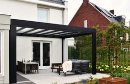 Terrassendach Kubisch 4 × 3 m | Aluminium | VSG 8mm