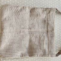 Clarins flauschig geript Tasche Umhängetasche Shopper Strand