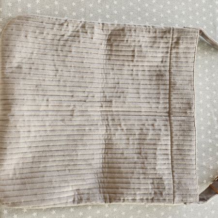 Clarins flauschig geript Tasche Umhängetasche Shopper Strand