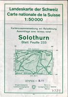 LK 1_50.000 Bl. 233 Solothurn 1954