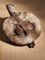 Bronzeskulptur Apfel signiert HL 88 Kunstobjekt
