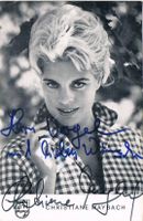 Christiane Maybach 1932–2006 Autogramm Vintage Foto 9x14cm