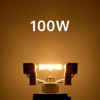 6er R7S Halogenstab 78mm 100w halogen leuchtmittel gu10 led