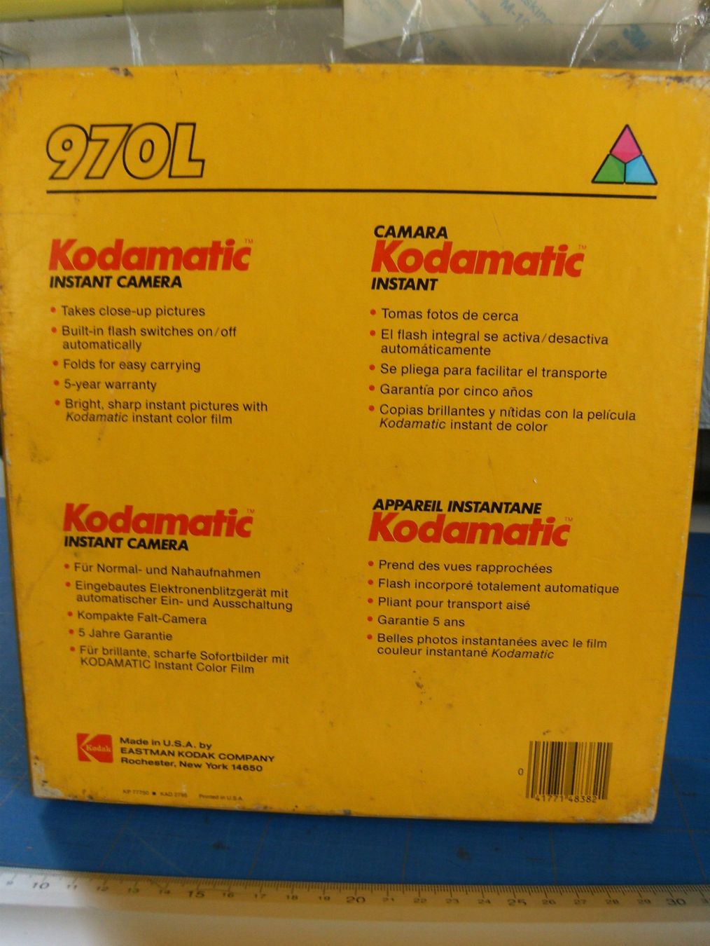 Kodak Fotocamera: Kodamatic 970L Instant Camera in OVP – Usato da Liesberg venduto da Mikado1965 2