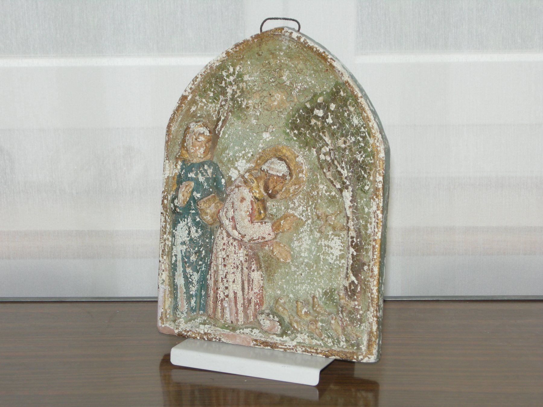 Dipinti: Antikes Heiligenbild / Ikone mit starker Patina – Usato da Aarau venduto da Pearlz 2
