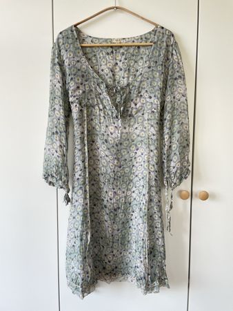 NILE Kleid Gr. M aus 100% Seide – Luftig & Edel