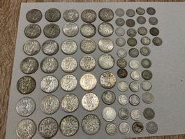 Niederlande Silbermünzen Lot