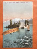 1911 Lac Léman - Ile de Salagnon & Dent du Midi