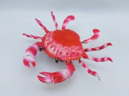 Roter KREBS - Wackelmagnet - Dekoration - Handbemalt  🦀