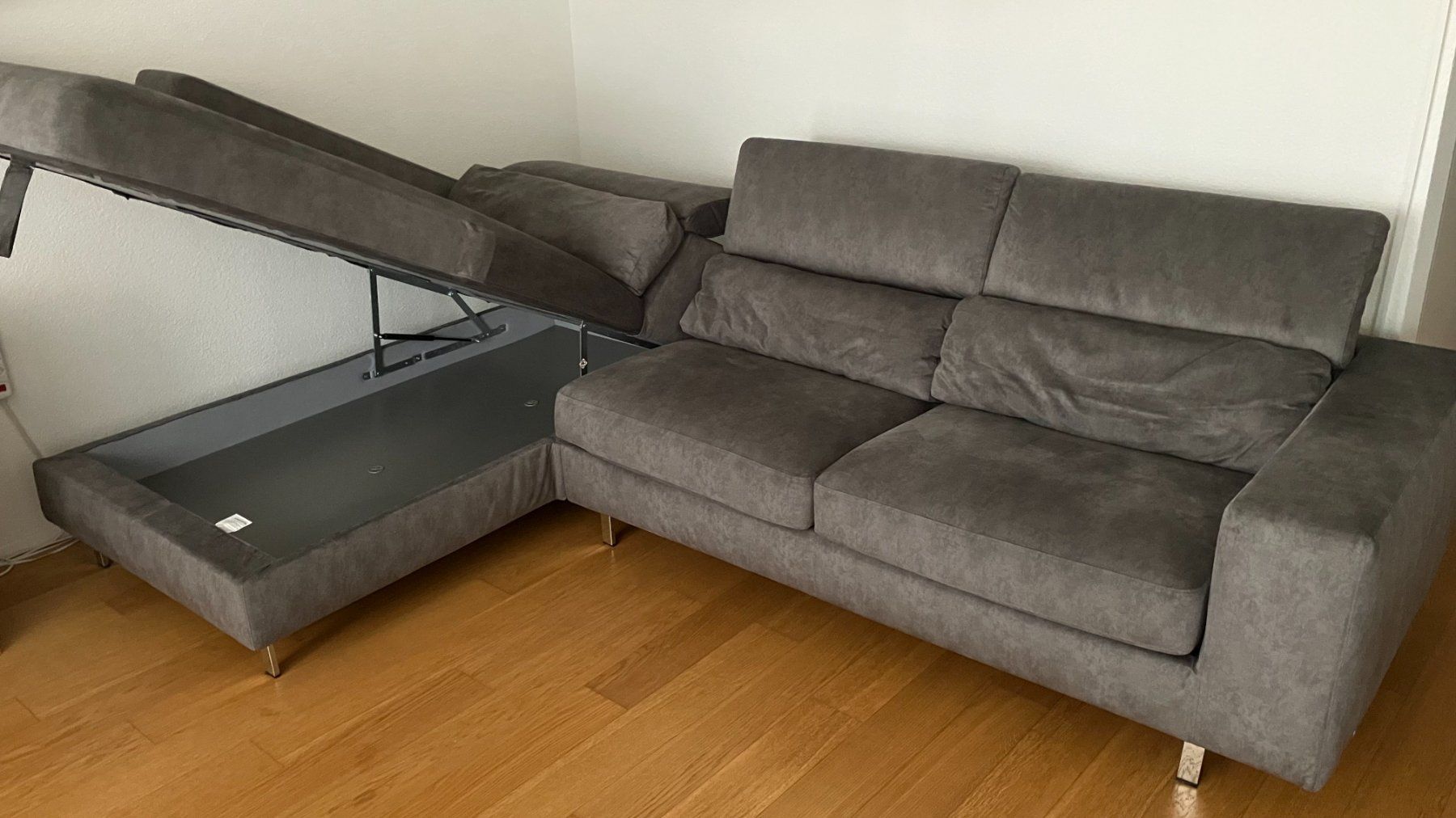 Divani: Ecksofa mit Bettfunktion, echter Matratze, Bettkasten – Usato da Wabern venduto da koe_97bw 1