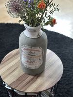 Vintage Style Flower Vase, Apothecary Bottle Design