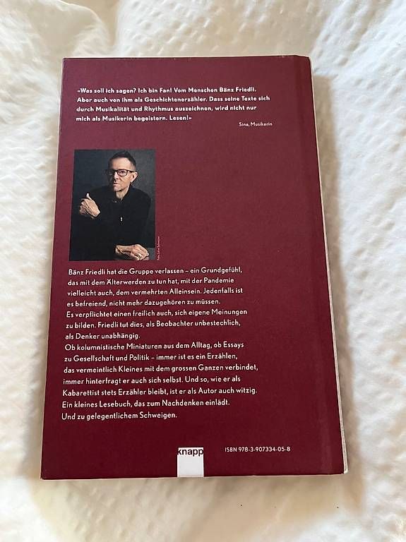Livres: Buch von Bänz Friedli – D'occasion à Eschenbach SG par Joey-Li 1
