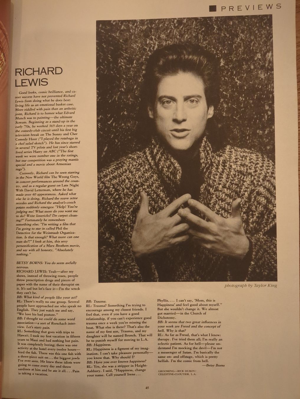 Riviste & Magazine: Magazine Interview Mars avec Francesco Clemente RARE! – Usato da BERN venduto da JeremBern 3