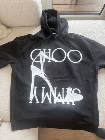 Jimmy Choo Hoodie, Schwarz, Grösse L, Unisex