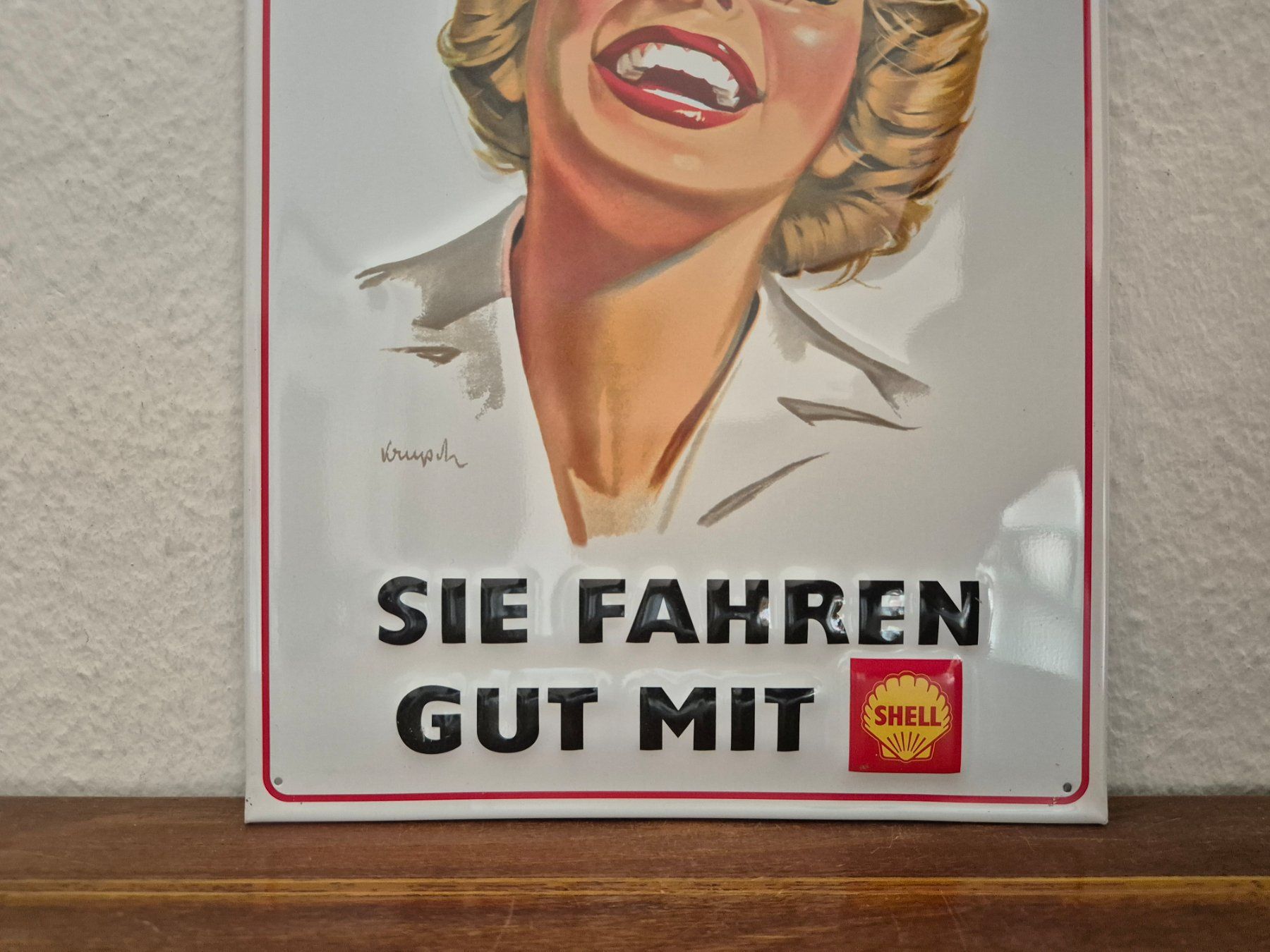 Shell Insegne: Blechschild Shell Tankstelle Tanksäule Limitiert 2001 Blech – Usato da Neuhausen venduto da rraayy 2