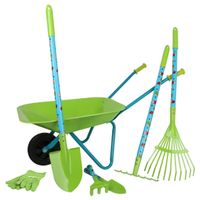 Kinder Gartenset: Schubkarre, Schaufeln
