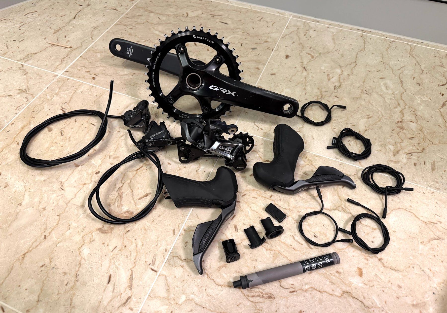 Shimano Pezzi di ricambio: Shimano GRX DI2 1x11 Groupset – Usato da Zürich venduto da androtalu