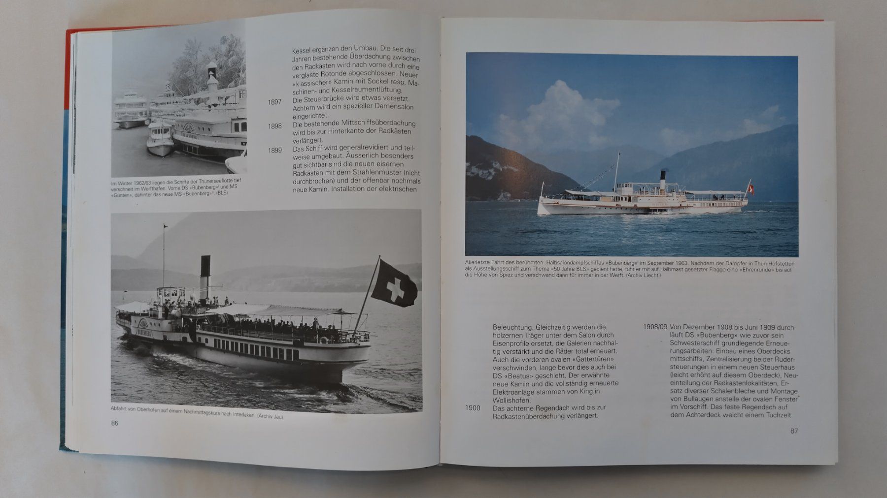 Bücher: Schiffe Buch / Geschichte der Schifffahrt - Thunersee Brienz – Gebraucht aus Bellach von JingleJerry 5