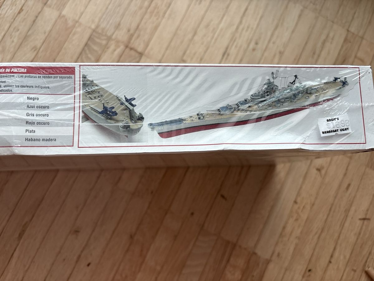 Modellbausätze & Standmodelle: New Atlantis USS Iowa Battleship Plastic Model Kit – Neu und originalverpackt aus Nyon von Iamher 2