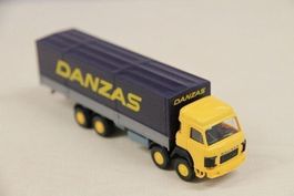 Saurer, DANZAS, 4 Achser mit Plane, Roskopf, 1 : 87 HO, neu