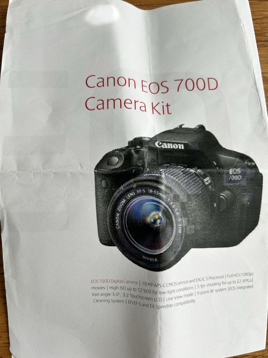 Canon Fotocamera: Canon EOS 700D Kamera Kit – Usato da Gerlikon venduto da sruesch 5