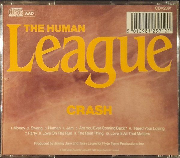 CD: CD The Human League - Crash (1986) – Usato da Möriken AG venduto da mineralia 1