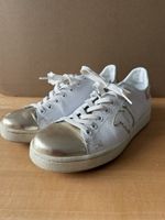 Trussardi Jeans Sneaker Weiss/Gold Gr. 37 Damen