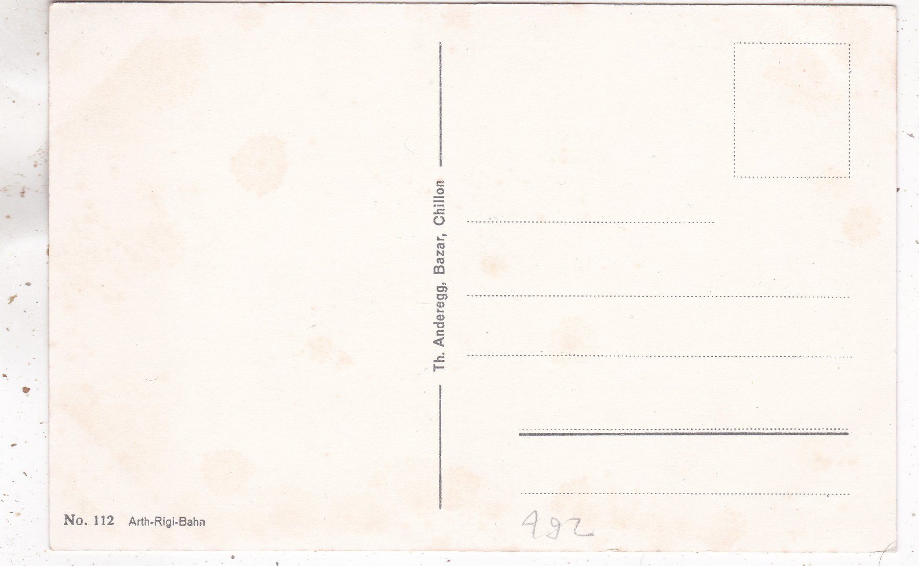 Cartoline postali: Arth Rigi Bahn Kräbelwand – Usato da Herisau venduto da Lisegrat2008 1