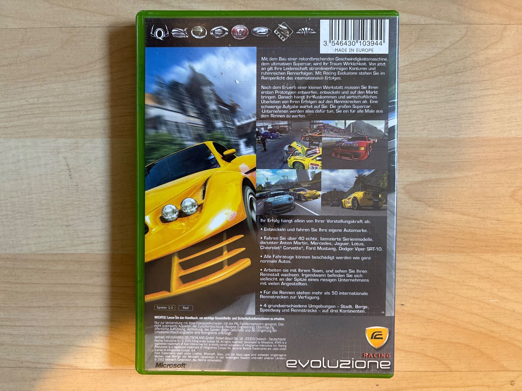 Microsoft Spiele: RACING EVOLUZIONE - Microsoft XBOX CLASSIC – Gebraucht aus Zürich von hiddentreasures_zh 1