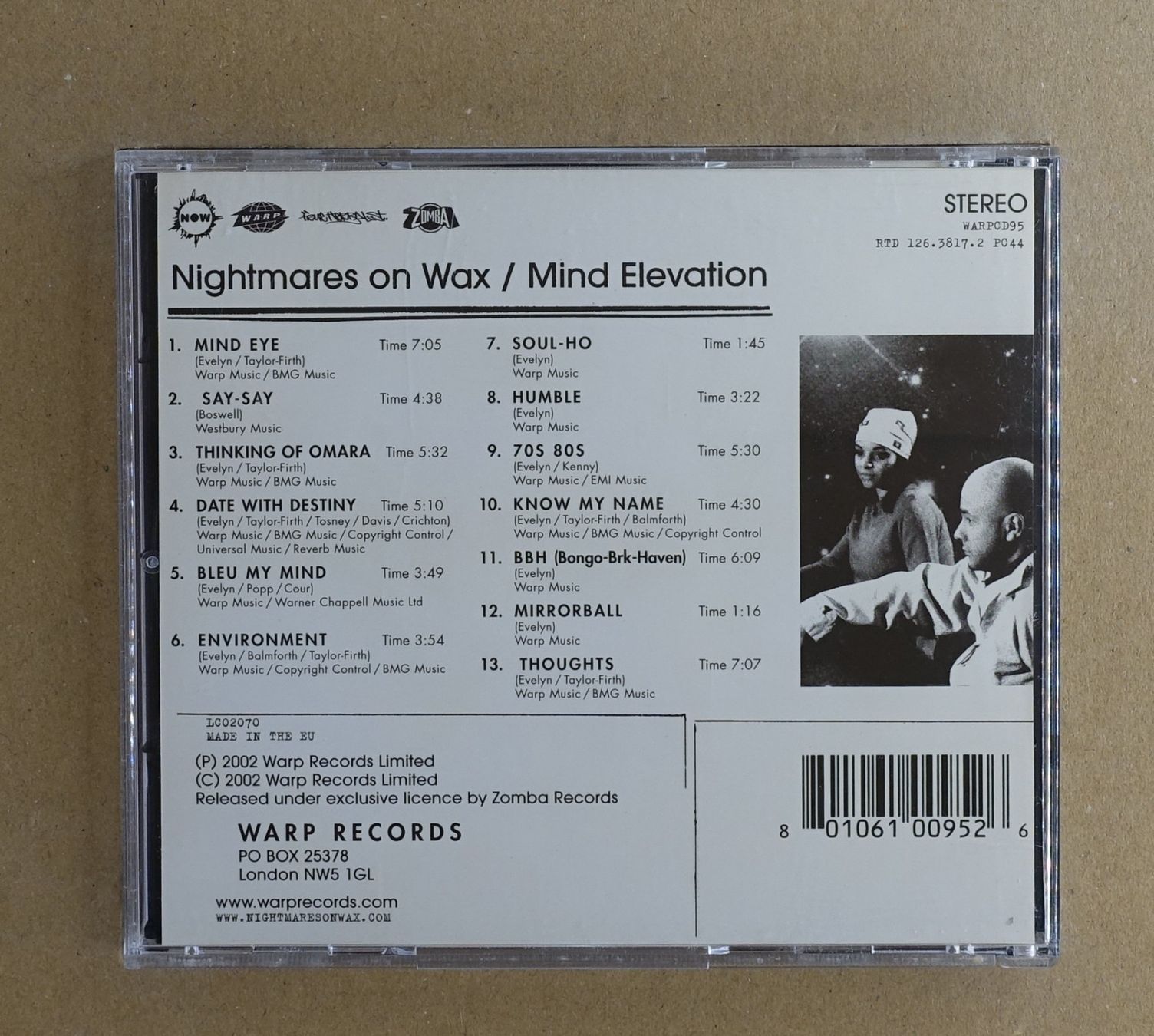 CD: Nightmares On Wax – Mind Elevation - T10 – Usato da Sessa venduto da fraenklishop 1