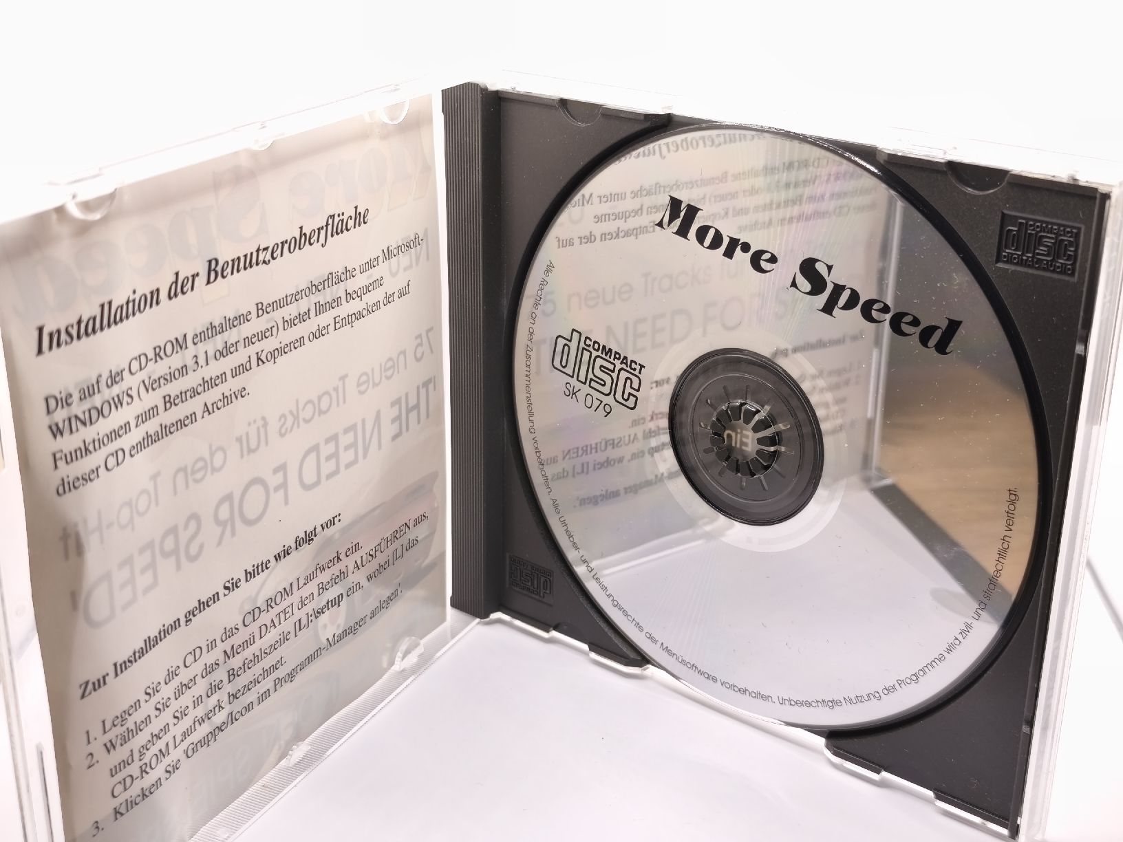 Spiele: CD More Speed 75 Tracks The Need For Speed FR – Gebraucht aus Conthey von Th3gr4yf0x 2