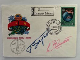 Weltraum Sojus T-37 Startbeleg 23.7.80 mit Crew OU