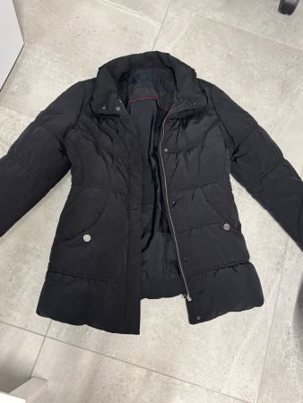 Veste noire chaude longue taille 40 type doudoune