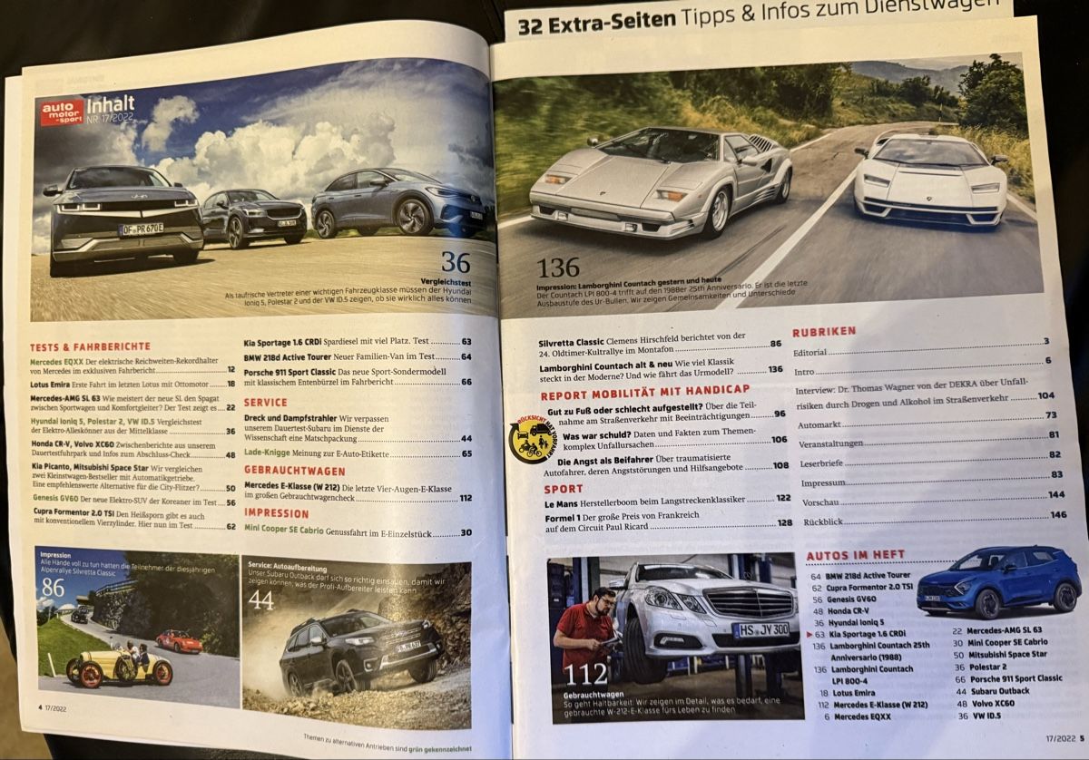Riviste & Magazine: Auto MotorSport - Der neue SL - 17/2022 – Usato da hunzenschwil venduto da Oldipark 1