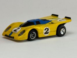 GB4-  Faller AMS AFX Porsche gelb/blau