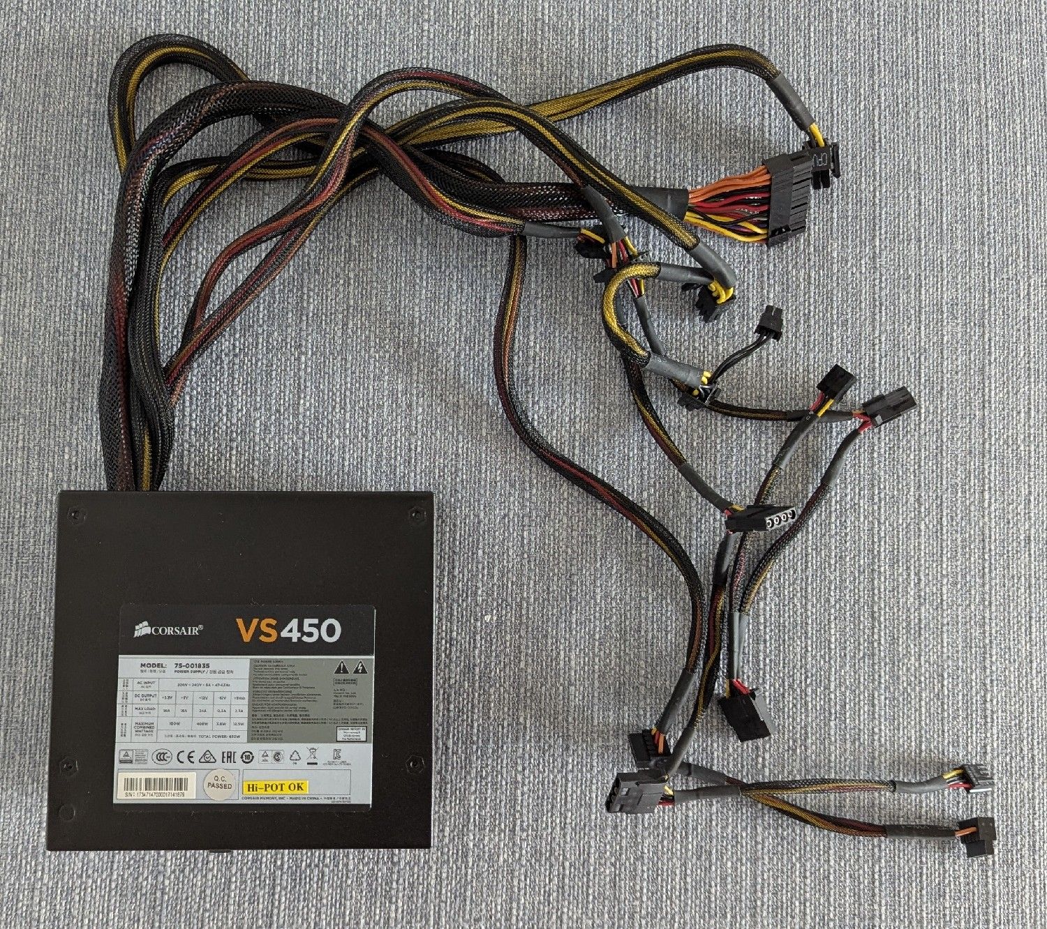 Corsair Componenti elettronici: Corsair VS450 Netzteil – Usato da Thalwil venduto da meh_j5pg
