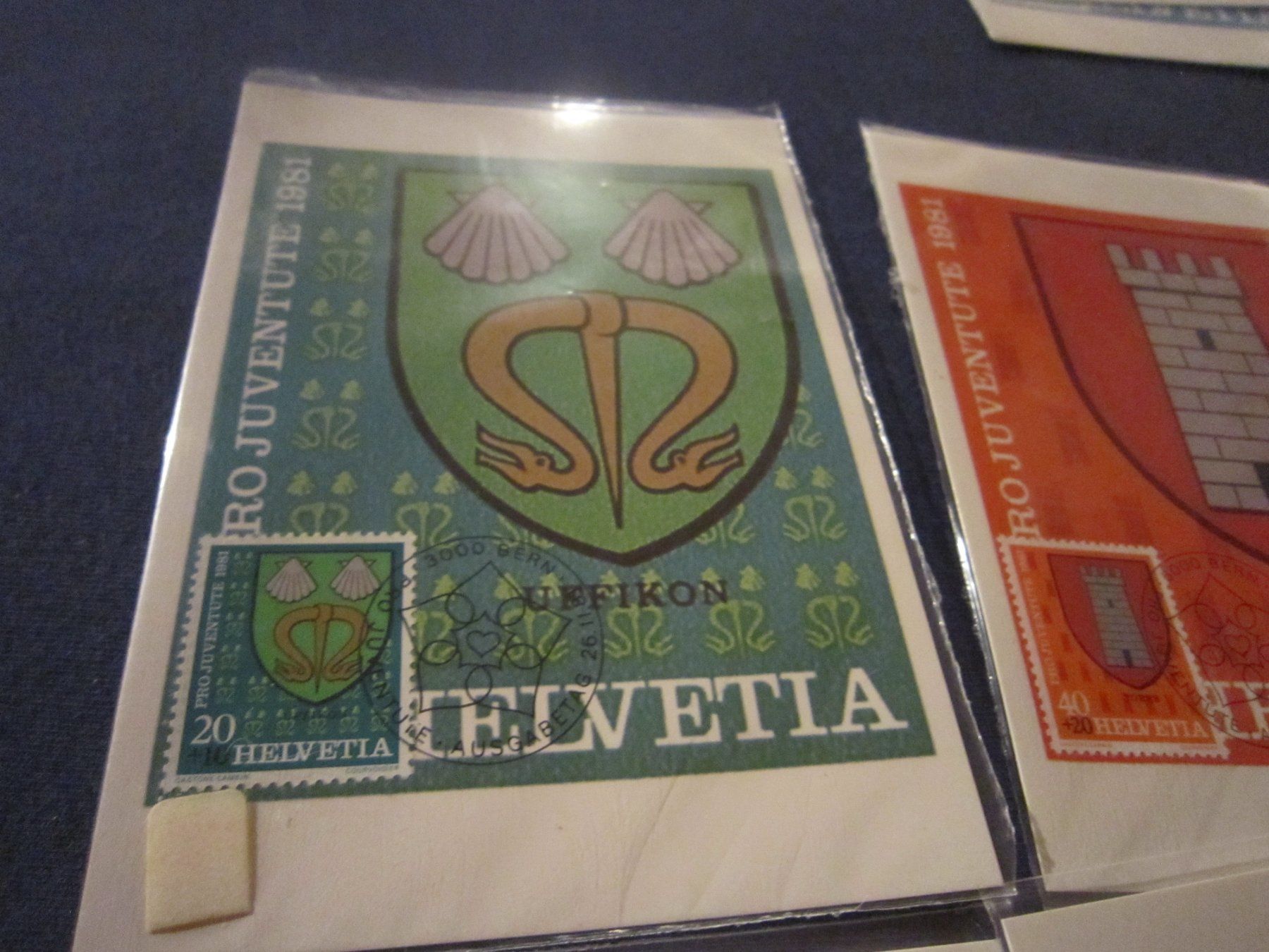Alle Briefmarken: PJ 1981 Serie und Maximumkarten – Gebraucht aus Gordola von Polentaefung 1