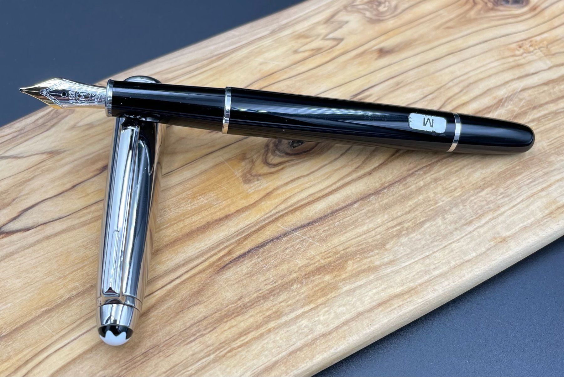 Montblanc Penna & Evidenziatori: Montblanc Solitaire Stainless Steel Doué – Usato da Beringen venduto da Luxinu 1