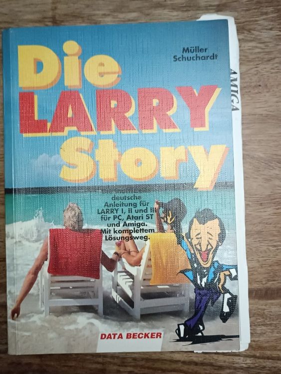 Commodore Amiga Atari PC Anleitung für Die Larry Story Game | Kaufen ...